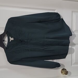 G.H. Bass & Co. Green 3/4 sleeve blouse